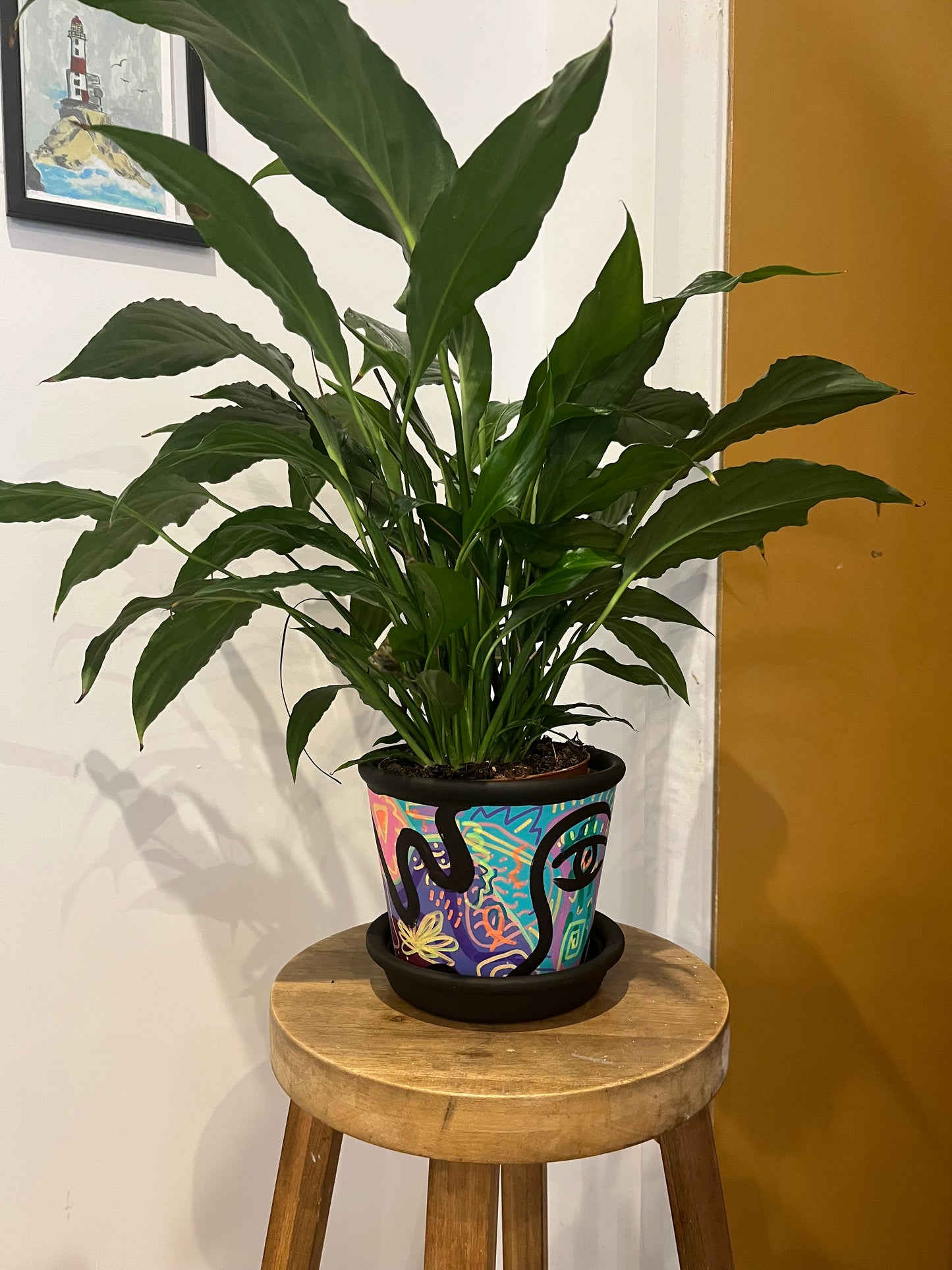I Wet My Plants – Playful Pot & Saucer Duo [12cm]